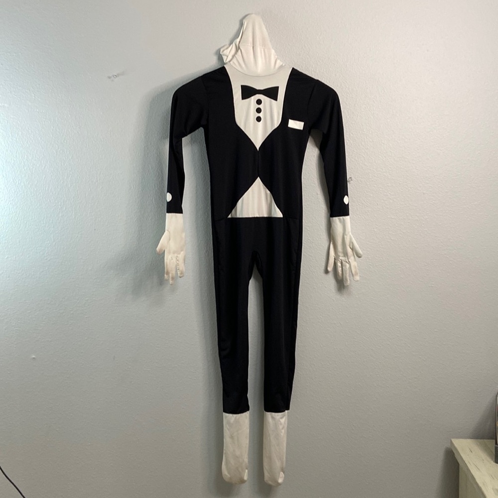 Morph suit, Halloween costume, child Medium, Tuxedo, washed used condition